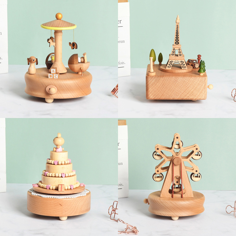 Wood crafts Company Annual Meeting Gifts Handicrafts Small Gift Anniversary Creative Ornaments