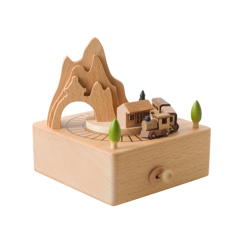 Wood crafts Company Annual Meeting Gifts Handicrafts Small Gift Anniversary Creative Ornaments
