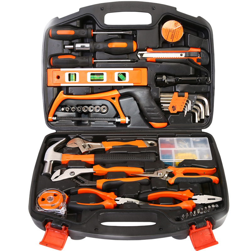 Manual Hardware Kits Woodworking Electric Toolbox Home Use Set Combination Repair Tools Gift Set