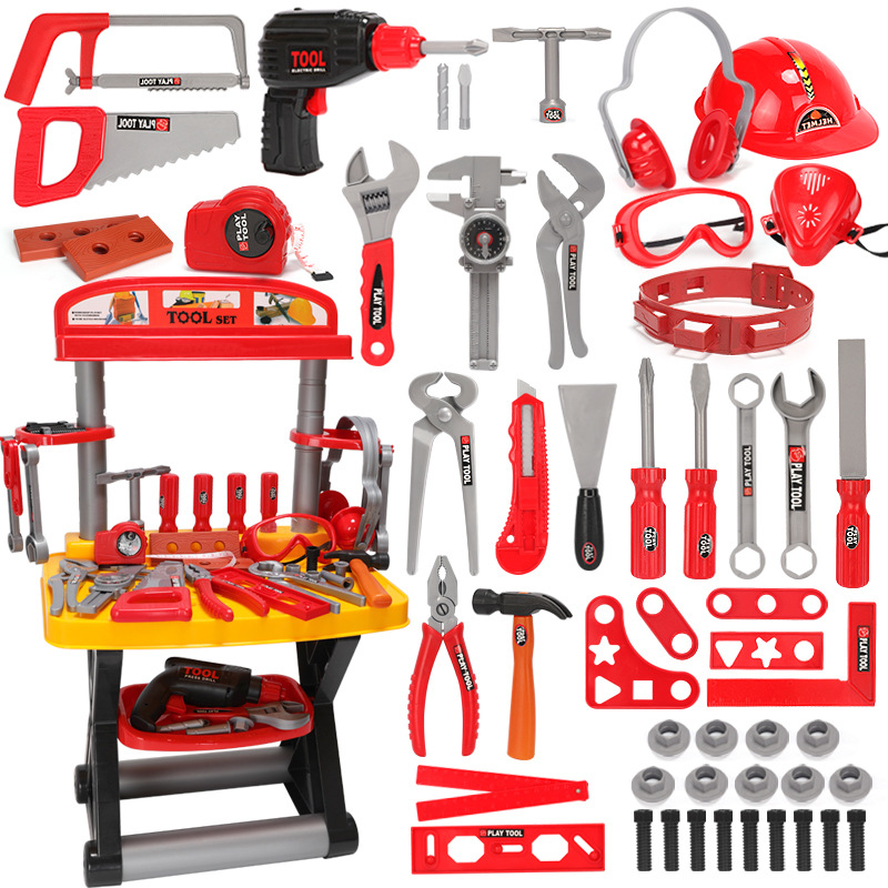 Children over the house Simulation tools toy set baby repair tools electric Drill Screwdriver Repair Factory Direct sale