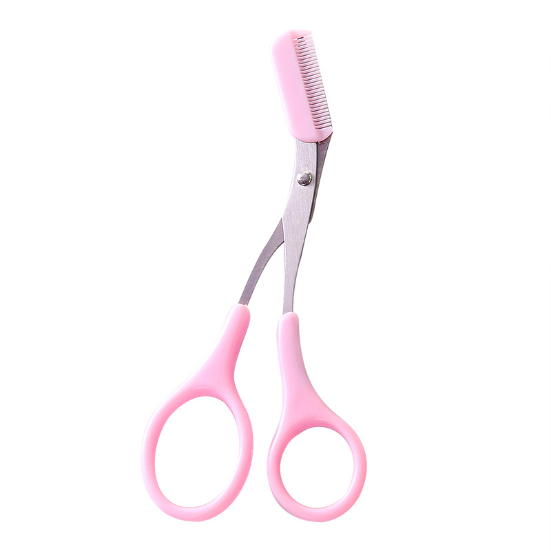 Repair Eyebrow Trimmer Knife Repair Eyebrow Trimmer with Brow Groomer Eyebrow Scissors Eyebrow Trimmer with Brow Groomer Makeup Tools Small Scissors Small Gift