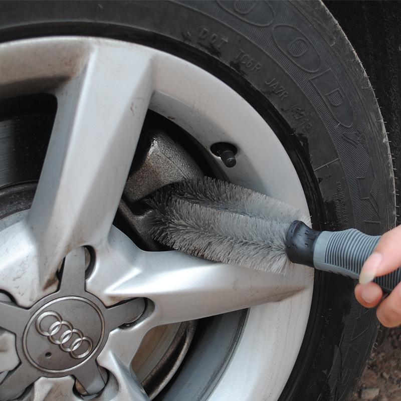 Car Wheel Hub Cleaning Direct Brushing Car Cleaning Supplies Tire Hub Brush Car Strong Decontamination Cleaning Tools