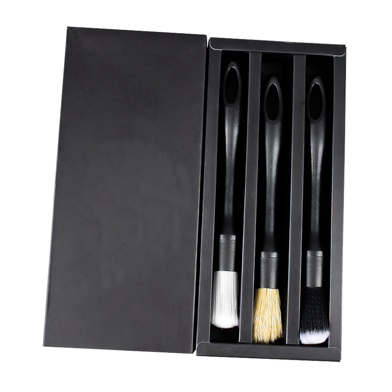 Car Detail Brush 3-Piece Set Gap Brushes Car Wash Brush Tire Cleaning Brush Car Car Washing Tools Cleaning Set