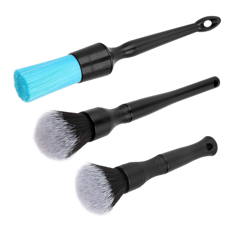 Car Detail Brush 3-Piece Set Gap Brushes Car Wash Brush Tire Cleaning Brush Car Car Washing Tools Cleaning Set