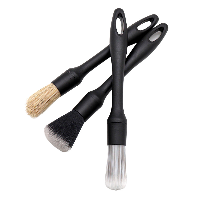 Car Detail Brush 3-Piece Set Gap Brushes Car Wash Brush Tire Cleaning Brush Car Car Washing Tools Cleaning Set