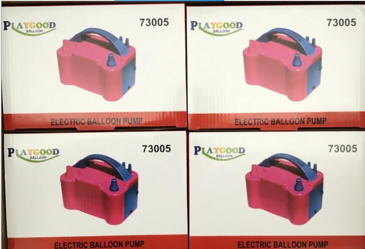 Electric Tire Pump Balloon Double Hole Air Pump Electric Inflator Pumping Ball Tool Balloon Inflatable Wholesale