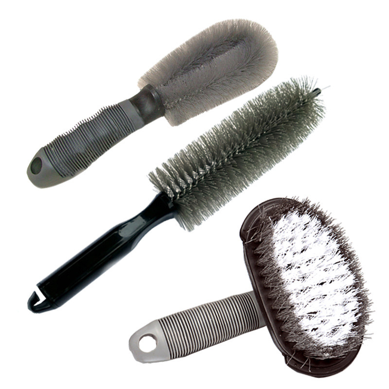 Car Wheel Hub Brush Car Washing Tools Tire Soft Bristle Brush Special Cleaning Set Car Dust Cleaning Supplies