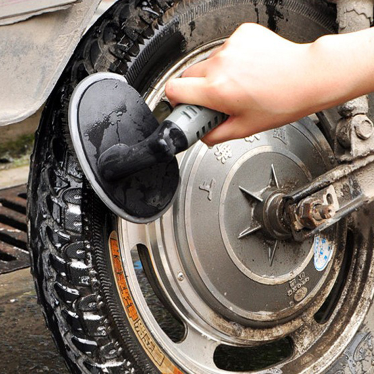 Car Cleaning and Washing Tools T-Shaped Tire Brush Car Brush Hub Brush Tire Cleaning Brush Car Washing Brush