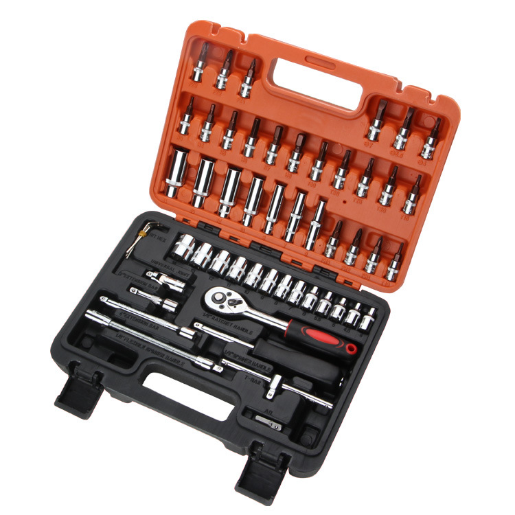 Auto Repair Set Socket Wrench Set Fast Ratchet Car Repair Tools Combination Pullover Auto Protection Tire Disassembly