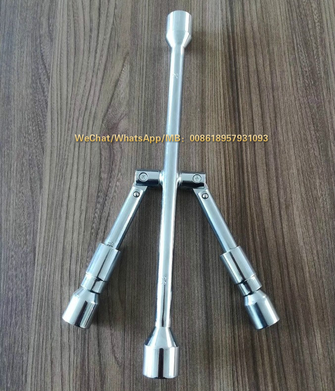 Disassemble tire wrench, cross wrench auto repair tool