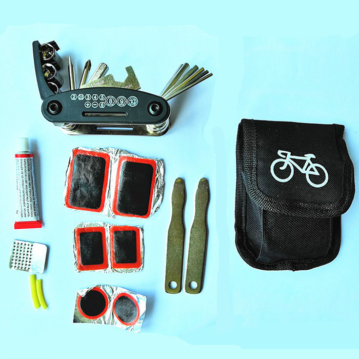 Multifunctional Bicycle Car Repair Tools/Tire Repair Kit/Hexagon/Pry Tire Bar Riding Multi-Purpose