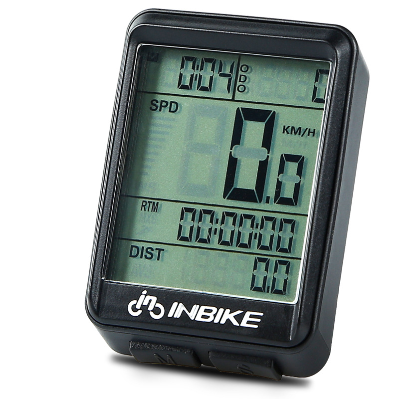 Inbike Cross-Border E-Commerce English Bicycle Meter Wireless Mountain Bike Velometer Bicycle Odometer