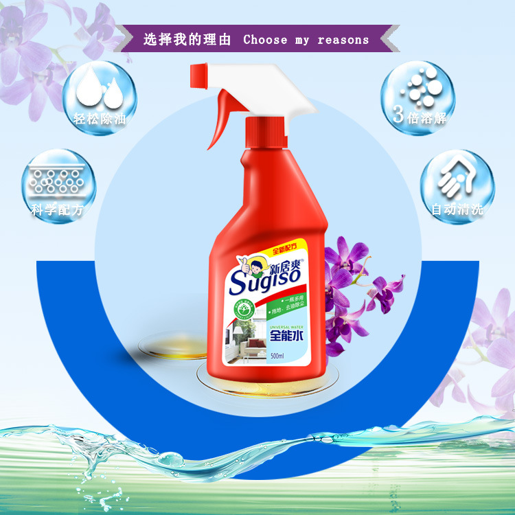 Xinjushuang 500ml Cleaner Oil Removing Cleaning Agent Kitchen Oil Cleaning Agent Smoke Exhaust Ventilator Cleaning Agent