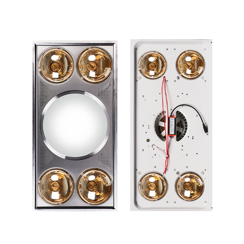 Bath Heater with Exhaust Fan LED Lighting Heating Bath Heater MultiFunction Ventilation Lamp Heating Bath Heater 3060