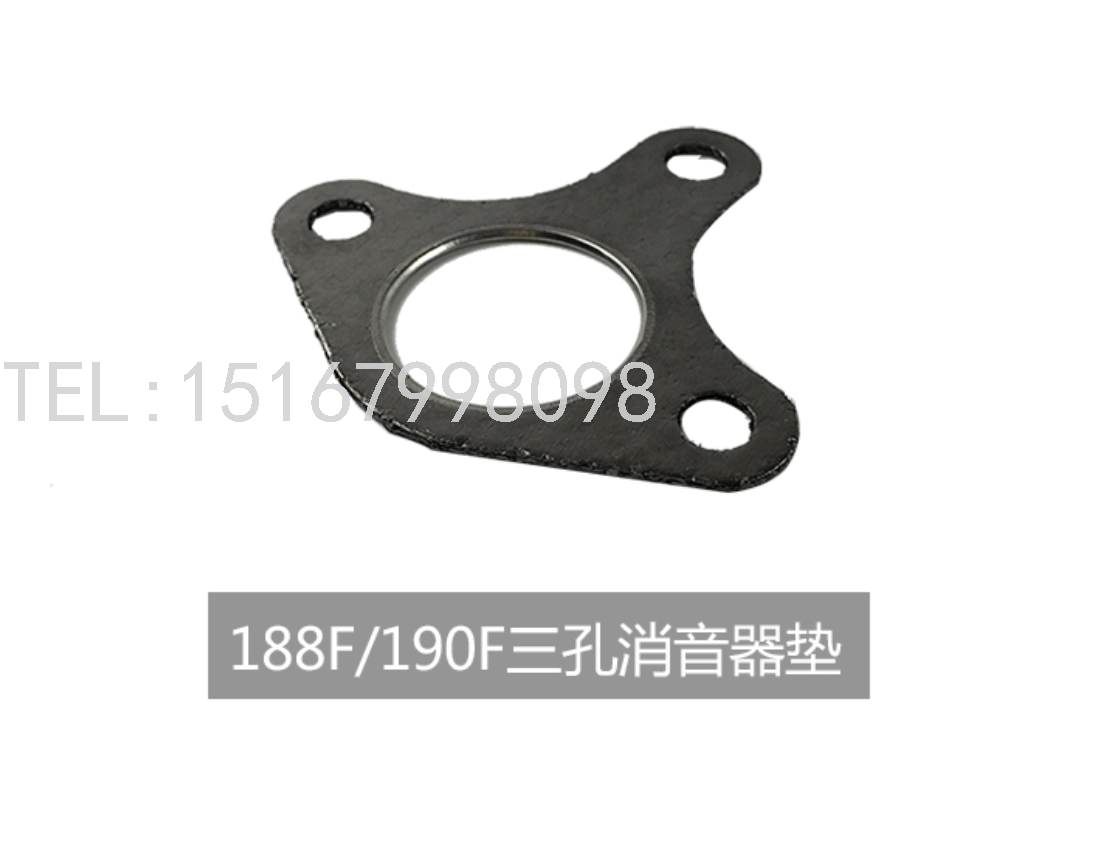 Gasoline Engine Generator Pump Accessories 152f168/188F Carburetor Gasket Air Filter Pad Muffler Pad