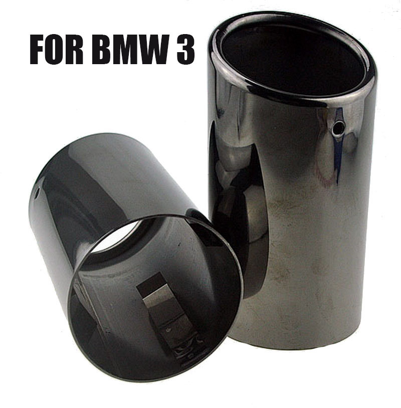 for BMW Modified Accessories Modified Tail Throat 5 Series with Muffler 5 Series Stainless Steel Exhaust Cylinder Sleeve