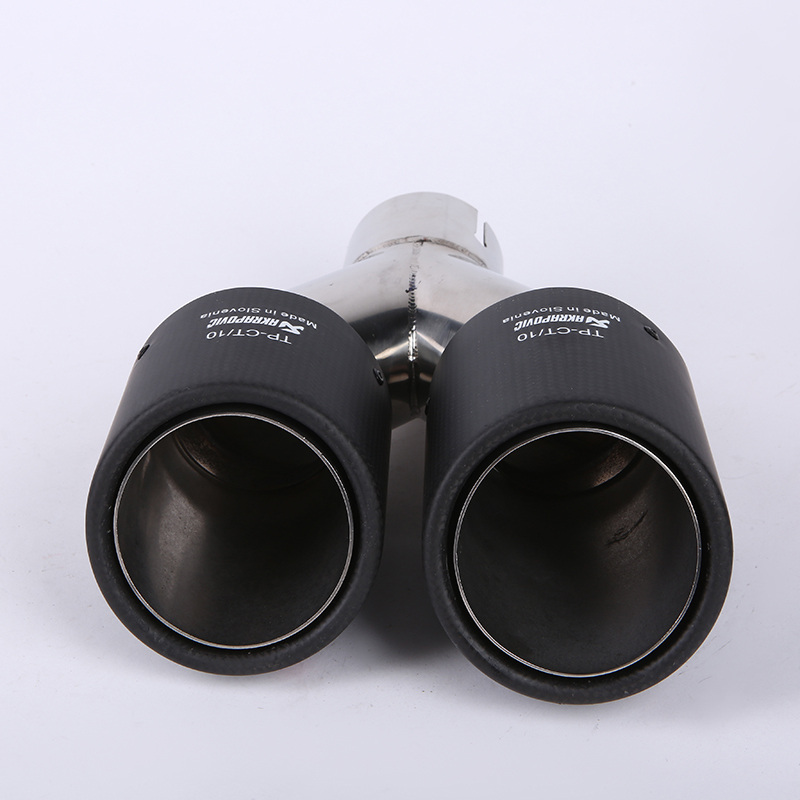 Automobile tail throat exhaust pipe tail throat general purpose exhaust stainless steel exhaust hood exhaust cylinder tail ring muffler modification