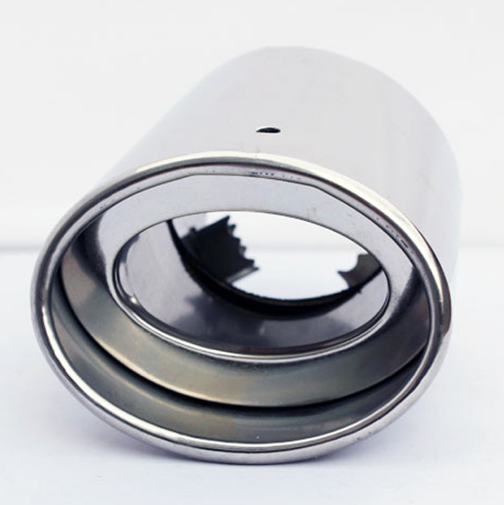 Car Exhaust Pipe Stainless Steel Exhaust Pipe Car Motorcycle Tail Pipe Tail Throat Muffler Modification Exhaust Pipe Modification
