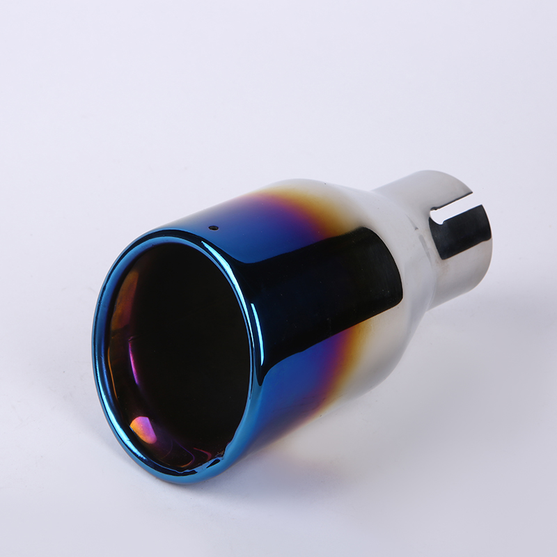 Automobile tail throat exhaust pipe tail throat general purpose exhaust stainless steel exhaust hood exhaust cylinder tail ring muffler modification