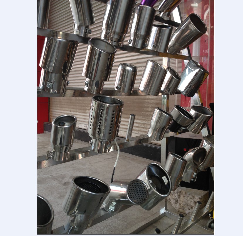 The tail throat color muffler tail cover vehicle silencer of automobile exhaust pipe