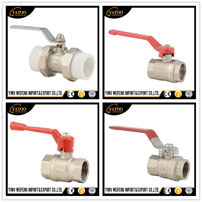 Dibainan American African thick brass brass threaded ball valve ball valve ball valve DN15