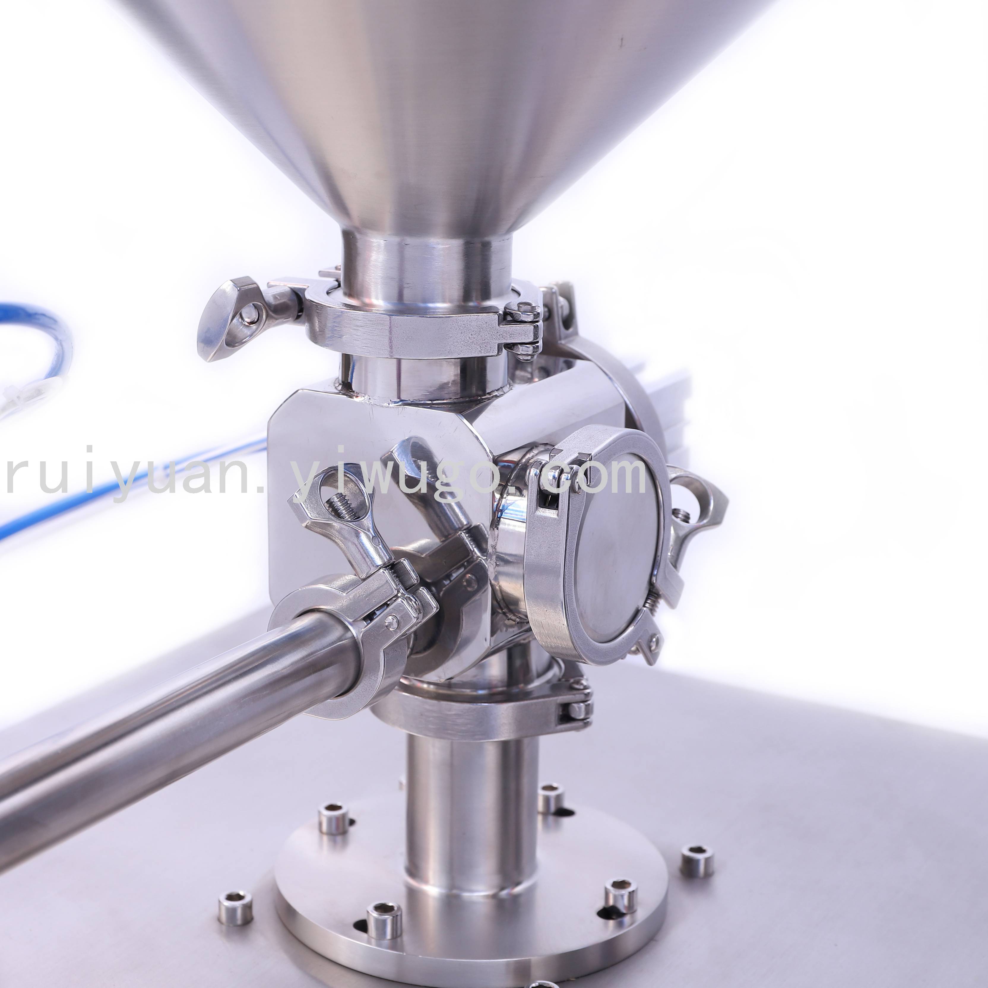 Factory Direct Sales Pure Pneumatic Semi-automatic Turn Valve Dual-Purpose Filling Machine Quantitative Filling