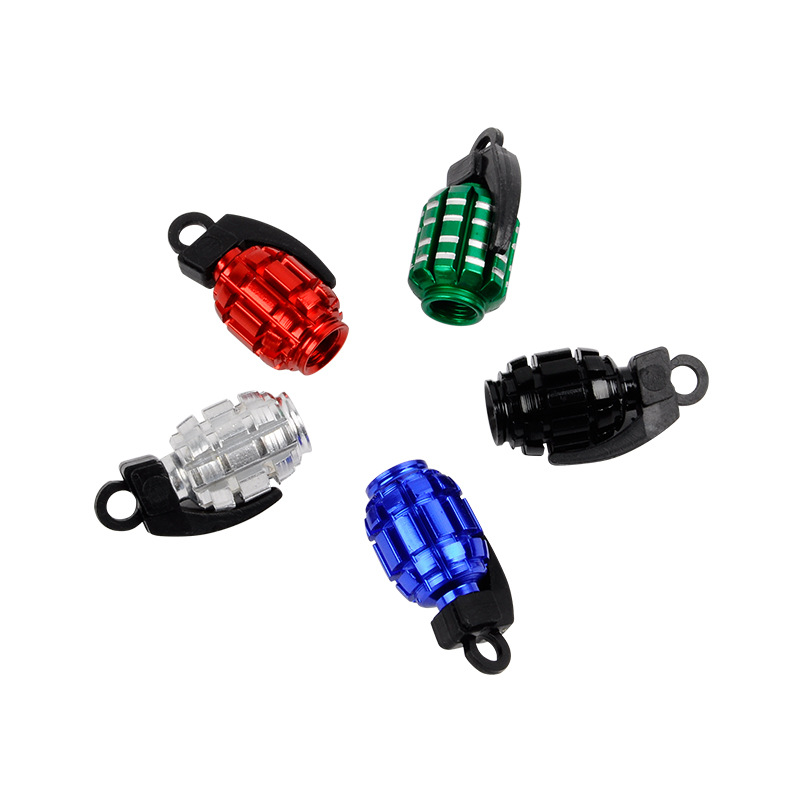 Car Tire Valve Cover Mouth Cap Car Valve Cover Aluminum Alloy Gas Mouth Cap Tire Valve Universal Car Supplies
