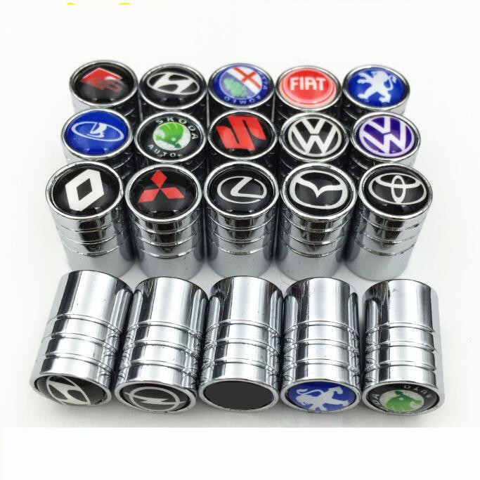 Suitable for Toyota Volkswagen Tire Valve Cover Metal Tire Nozzle Cap Valve Cap
