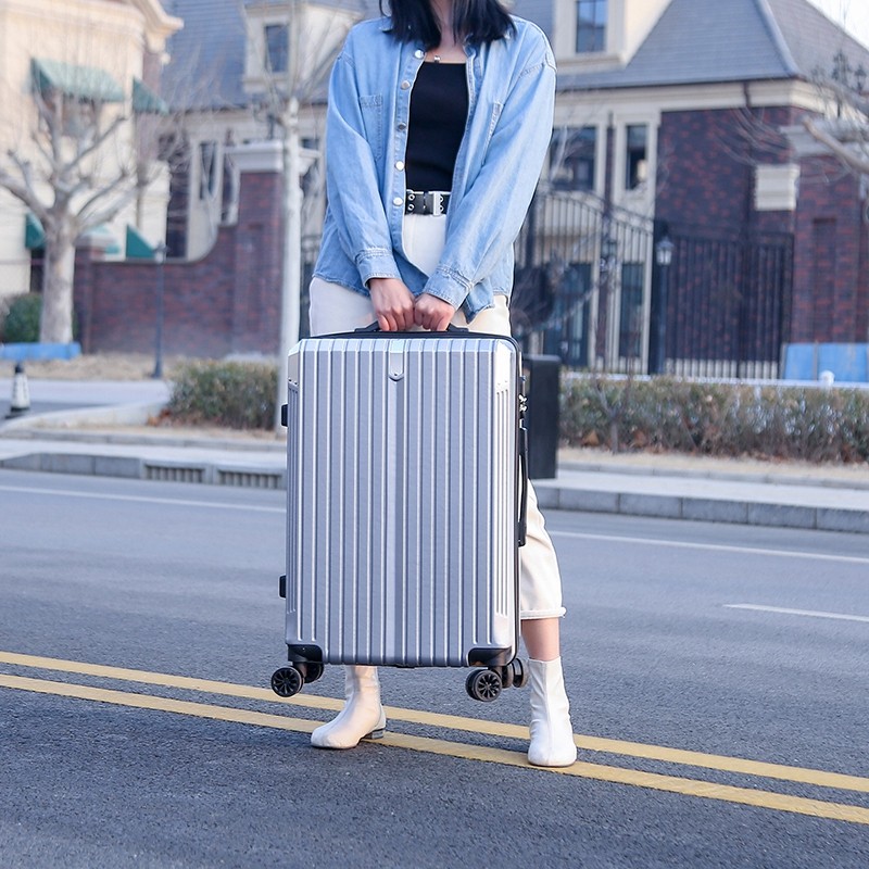 New Trendy Male and FemaleStudentsTrolleyLuggage Universal Wheel Luggage and Suitcase More Sizes BoardingTrolleySuitcase