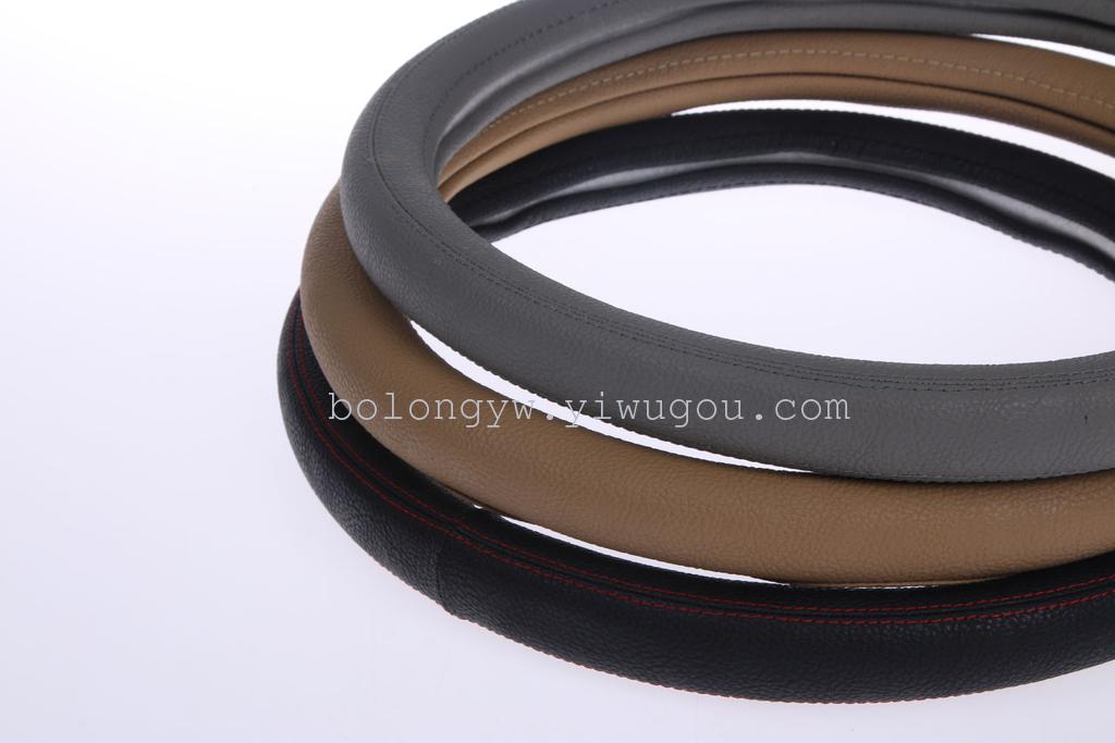 Microfiber leather leather steering wheel set of the set of Pu automotive supplies