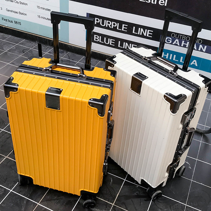 Juwei Kowloon New Aluminum Frame Universal Wheel Suitcase Boarding Bag 20-Inch Suitcase 24 Men&#039;s and Women&#039;s Trolley
