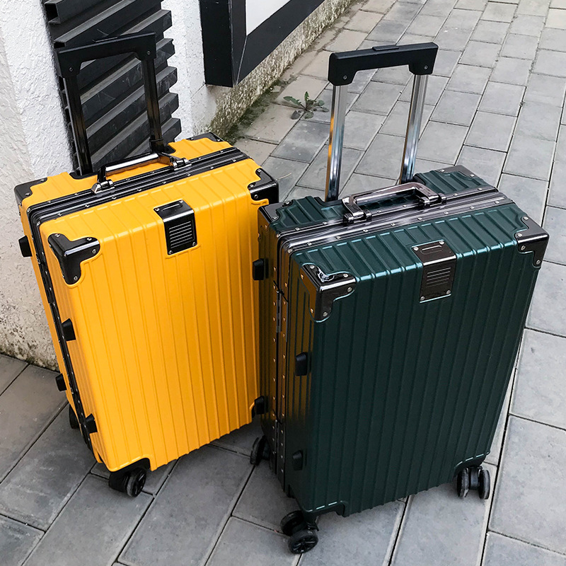 Juwei Kowloon New Aluminum Frame Universal Wheel Suitcase Boarding Bag 20-Inch Suitcase 24 Men&#039;s and Women&#039;s Trolley