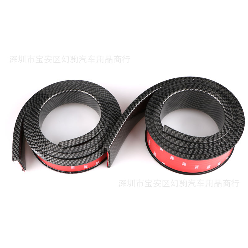 Car Universal WideBody Carbon Fiber Wheel Eyebrow Car SUV Pickup MPV offRoad Vehicle 384555cm Rubber Strip