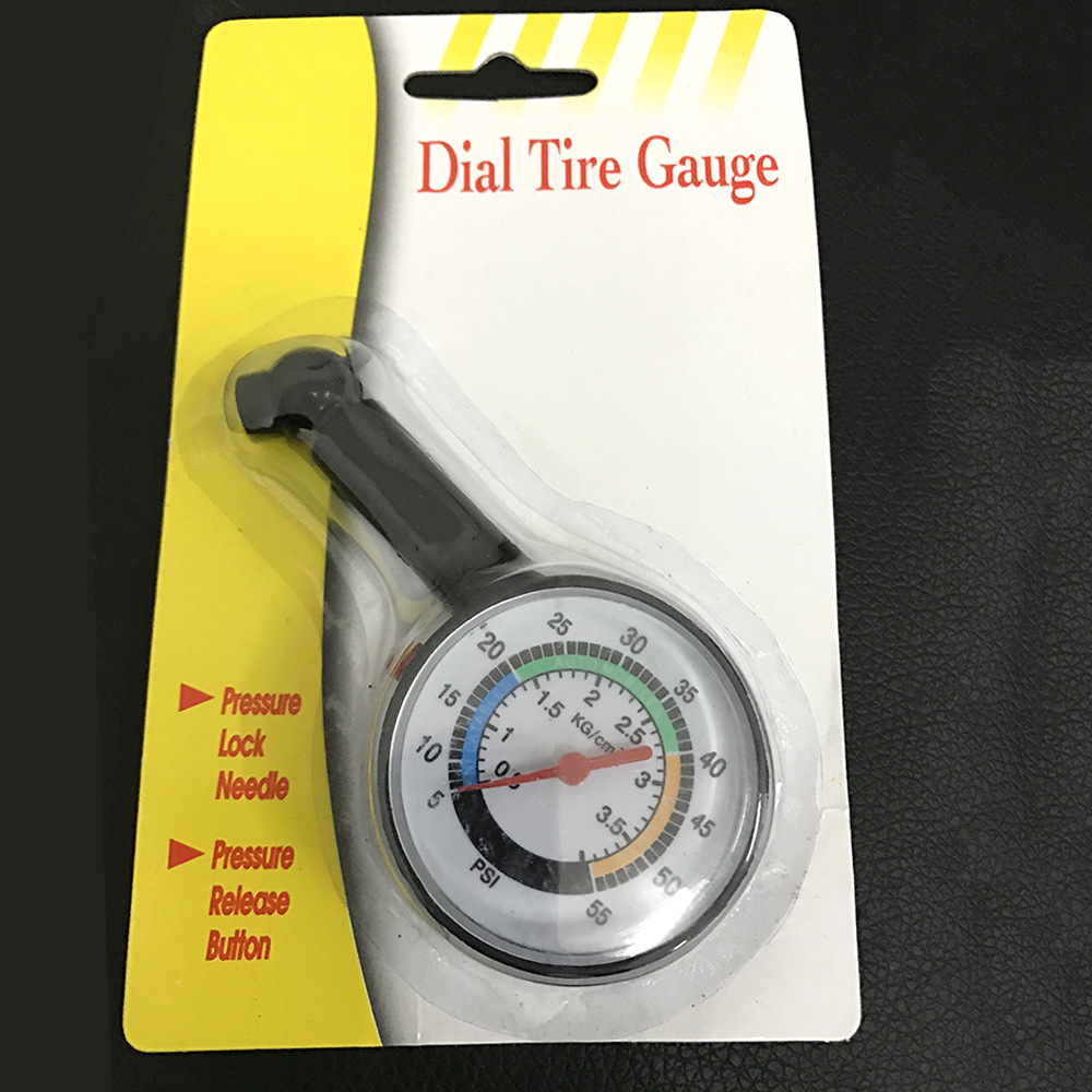 Car Tire Pressure Gauge Boxed Tire Pressure Gauge Inflatable Wheel Tire Pressure Gauge Multifunctional Car Supplies
