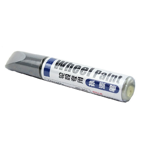 Yicai Car Wheel Hub Scratch Repair Paint Pen Aluminum Alloy Silver Paint Wheel Hub Renovation Spray Paint Wheel Hub Pen