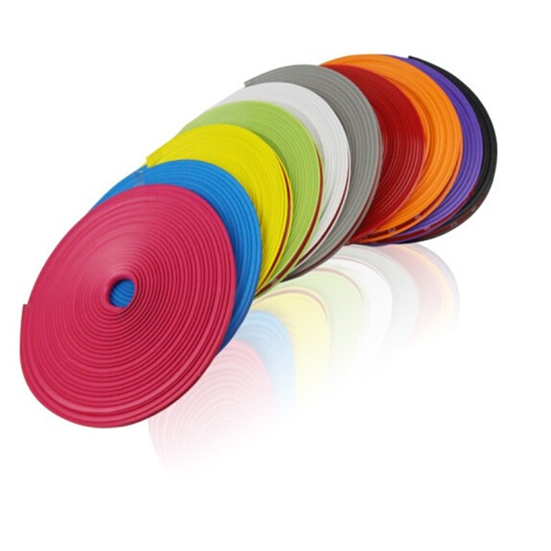Hub Trim Tire Protective Ring Bumper Strip Wheel Hub AntiScratch Strips Decorative Line Stickers Modification Supplies