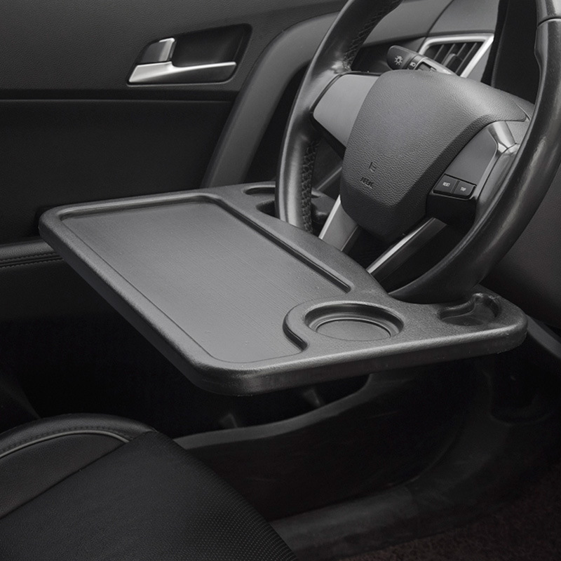 Wheel Table Multifunctional in the Car Dining Table Beverage Storage Rack Computer Desk VehicleMounted Tray Whole
