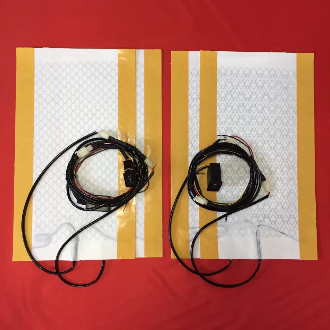 Seat Universal 5Speed Temperature Control Heating Switch Carbon Fiber Heating Pad Single Wave Wheel Double Wave Wheel