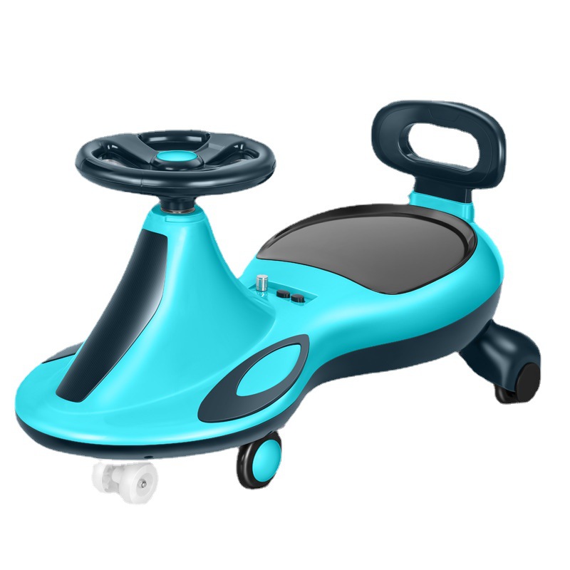 Baby Baby Swing Car Anti-Rollover Universal Wheel Sliding Luge Silent Wheel Adult Baby Swing Car