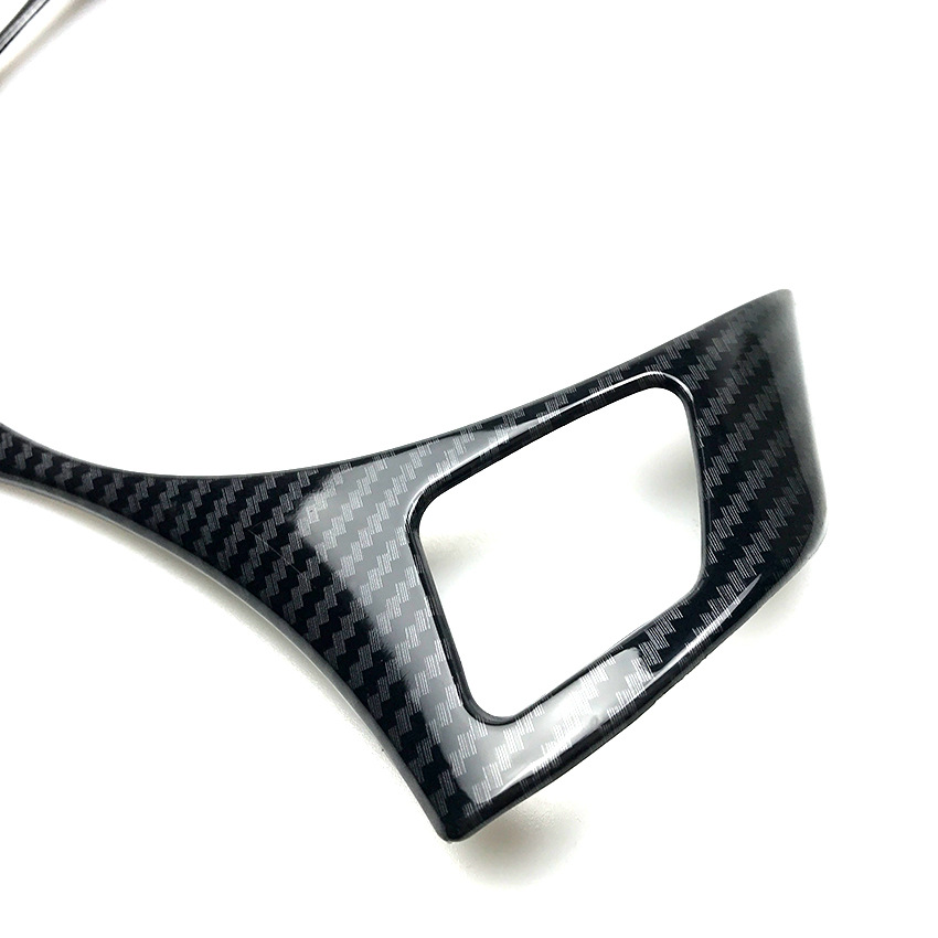 Suitable for BMW 3 Series E90 05-12 Steering Wheel Decorative Frame Stickers Interior Car Stickers Modification