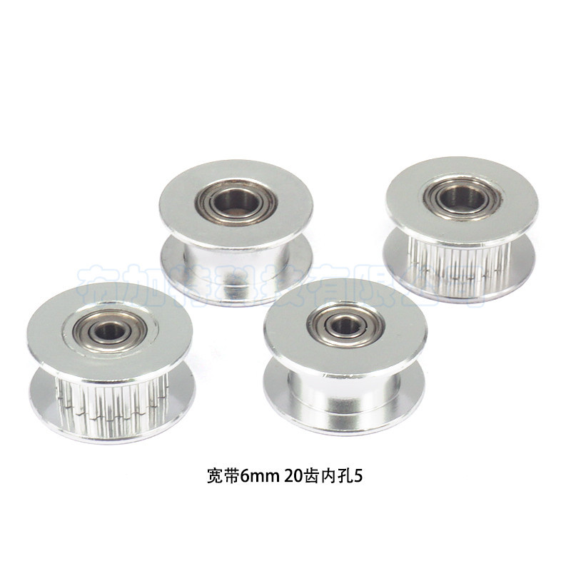 3D Printer Accessories 2gt Synchronous Wheel 1620 Teeth H-Type Pulley Aluminum Drive Idler Bandwidth 6 10mm