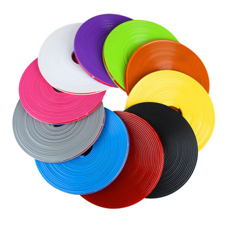 Protective Ring Bumper Strip Car Wheel Hub Tire Wheel Stickers AntiScraping AntiScratch Wheel Hub Stickers Protection