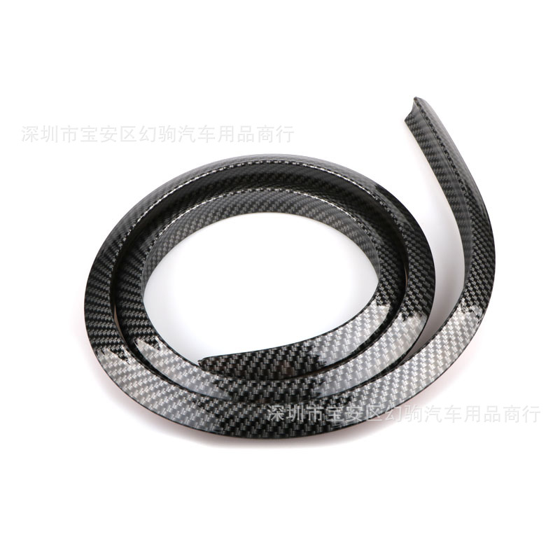 Eyebrow Carbon Fiber Pattern Wheel Eyebrow ScratchResistant Tape Lossless Installation Wheel Bumper Strip Fender Strip