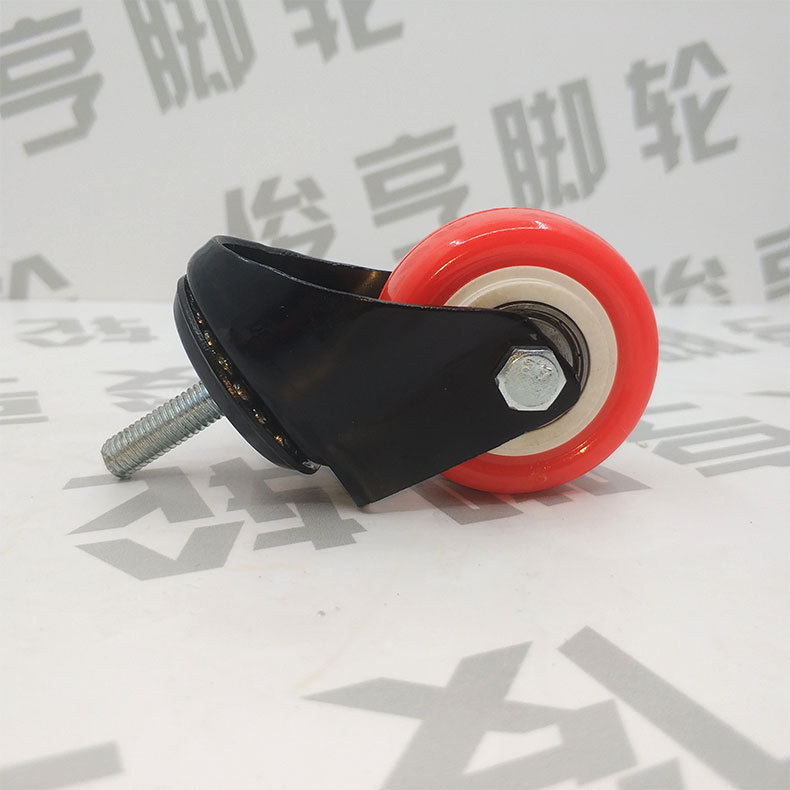 Promotion Medium 1.5-Inch 2-Inch 2.5-Inch Gold Diamand Caster Mute Screw Rod Trolley Industrial Caster Furniture Wheel