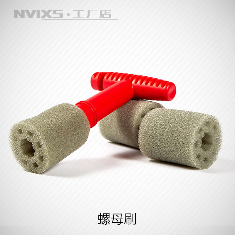 Embedded Steel Ring Screw Cleaning Brush Wheel Hub Cleaning Tool Fine Washing Wheel Ring Screw Brush Exquisite Car Wash