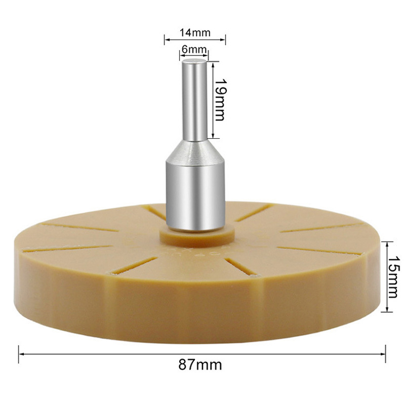 Pneumatic DeSmear Paint Rubber Wheel Belt Pulley in Addition to the Plastic Plate Automobile Sticker to Belt Pulley