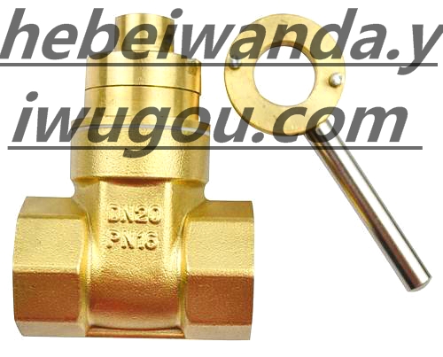 Brass compressed gate valve