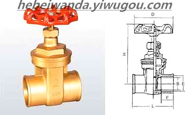 Bronze stop valve
