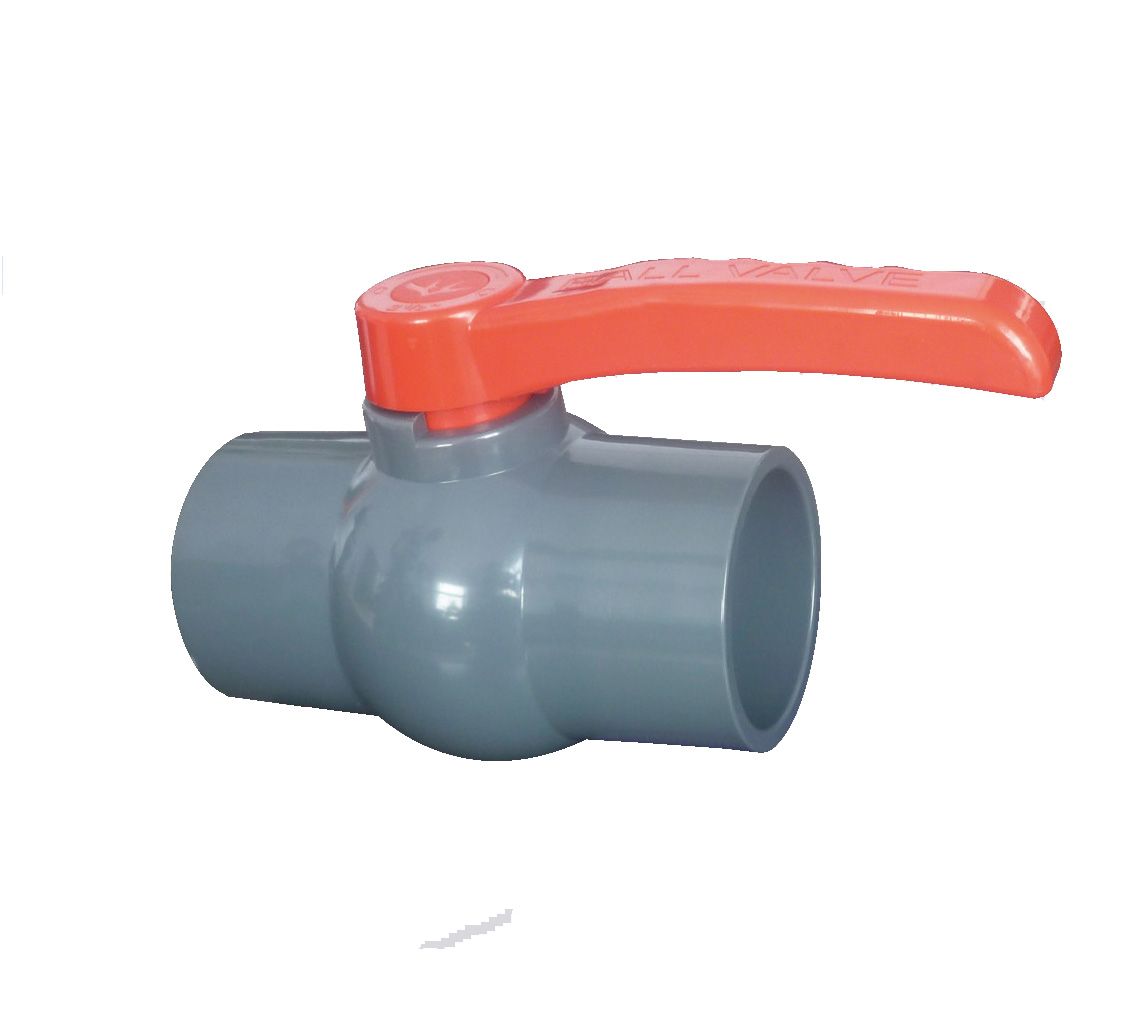 PVC round long handle ball valve
