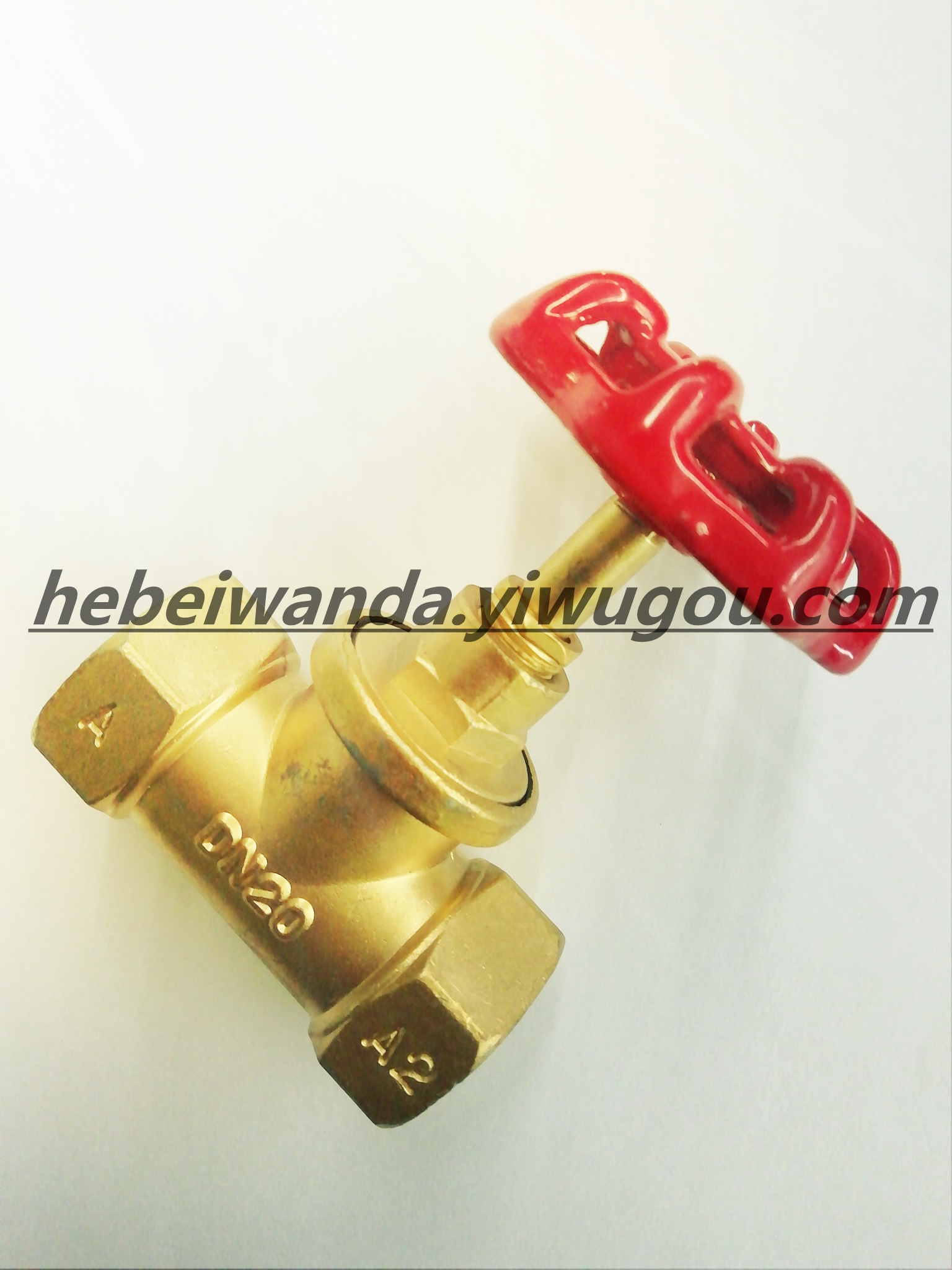 Brass stop valve (medium)